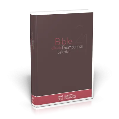Bible d'étude Thompson 21 Sélection, marron - couverture rigide