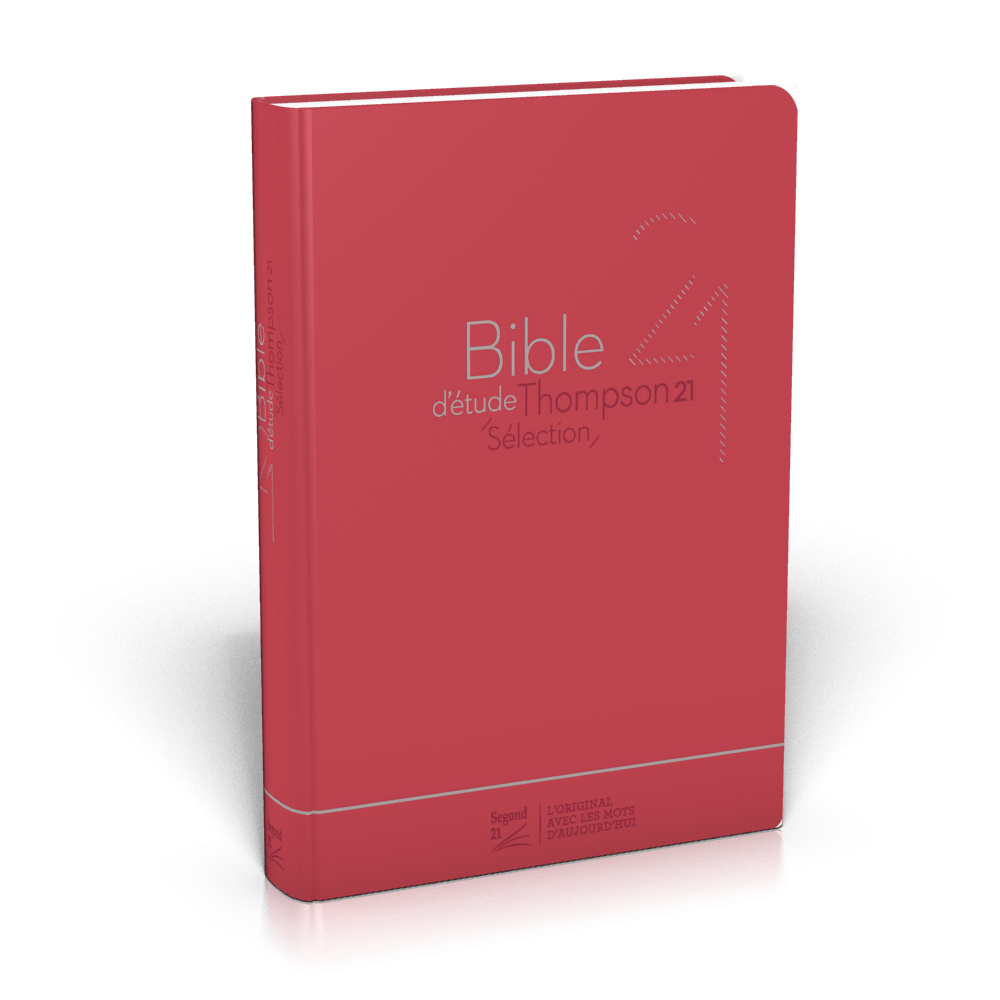 Thompson 21 Selection Studienbibel, französisch, rot - Softcover, vivella