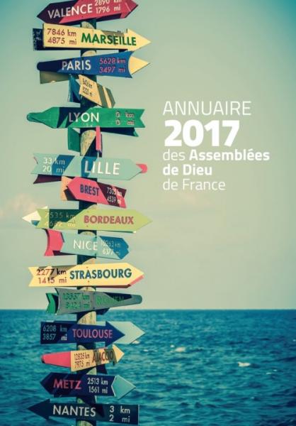 Annuaire 2017 des assemblées de Dieu de France