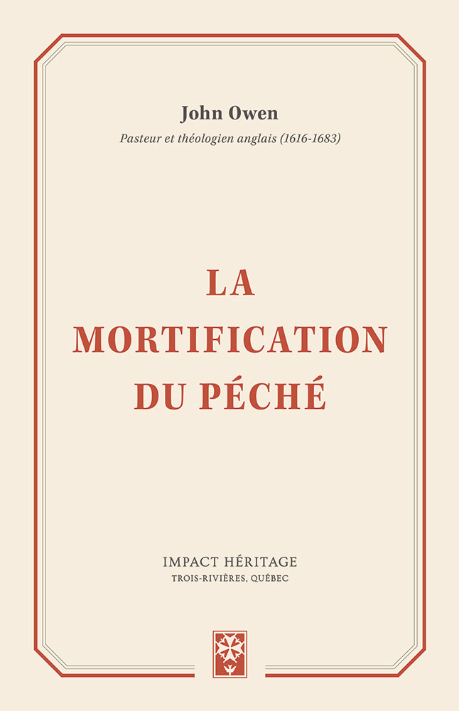 Mortification du péché (La)