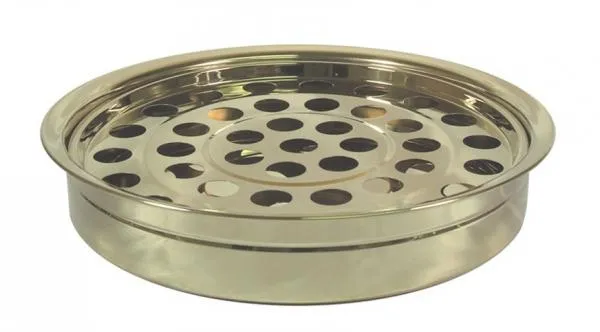 Plateau pour le vin-Sainte Cène- Acier inoxydable - 40 gobelets