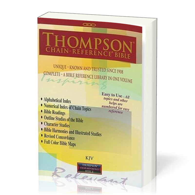 Anglais, Bible KJV, Thompson Chain-Reference Bible - [King James Version]