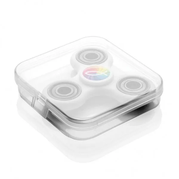 Fidget spinner blanc Ichtus