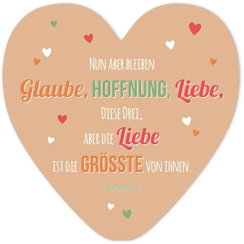 Dekoherz Glaube, Hoffnung, Liebe