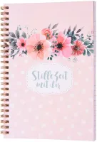 Stille Zeit mit Dir - Notizbuch Motiv Blumen Stille Zeit mit Dir - Notizbuch Motiv Blumen