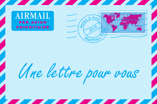 Französisch, Ein Brief für dich