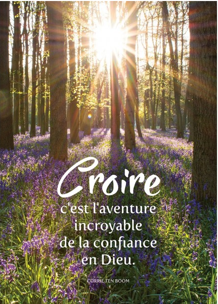 Poster Croire Sous-bois 30 x 42 cm