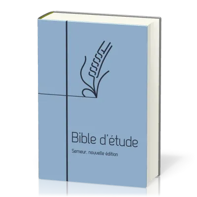 Bible d'étude Semeur 2015, bleu clair - couverture souple, vivella