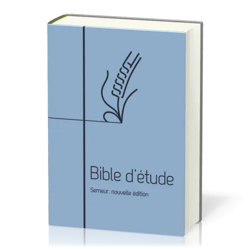 Bible d'étude Semeur 2015, bleu clair - couverture souple, vivella