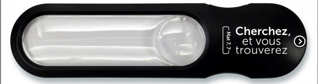 Loupe de lecture avec lampe led