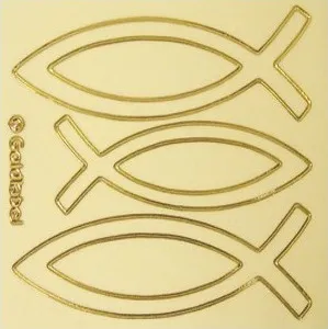 AUTOCOL.ICHTHUS PLANCHE DE 3 FLUORESCENTS