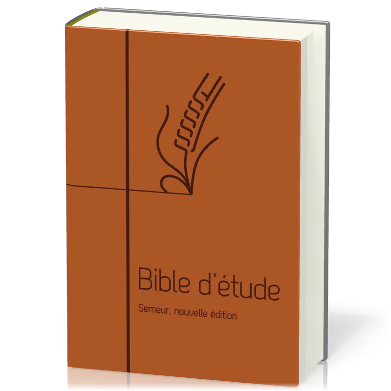 Bible d'étude Semeur 2015, marron - couverture souple, vivella