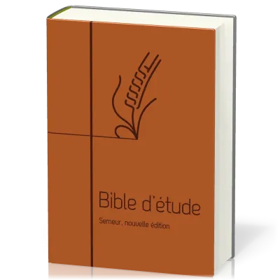 Bible d'étude Semeur 2015, marron - couverture souple, vivella