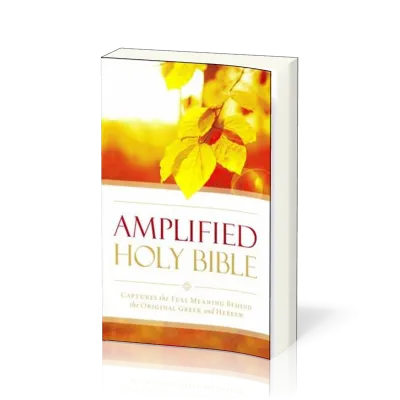 Anglais, Bible, Amplified, Outreach Bible, paperback, couverture illustrée