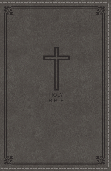 Englisch, Bibel New King James Version, deluxe Gift Bible, Grossdruck, Leathersoft, grau/taupe...