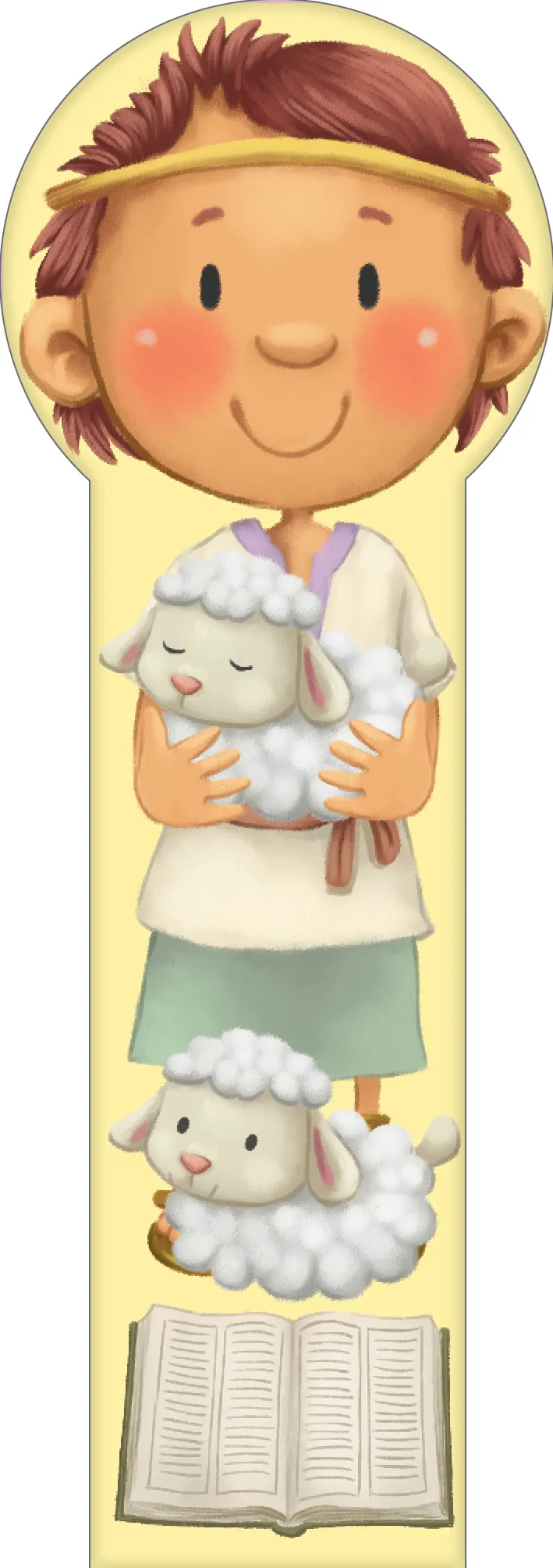 Petits héros de la Bible (Les) - Marque-page 3D David