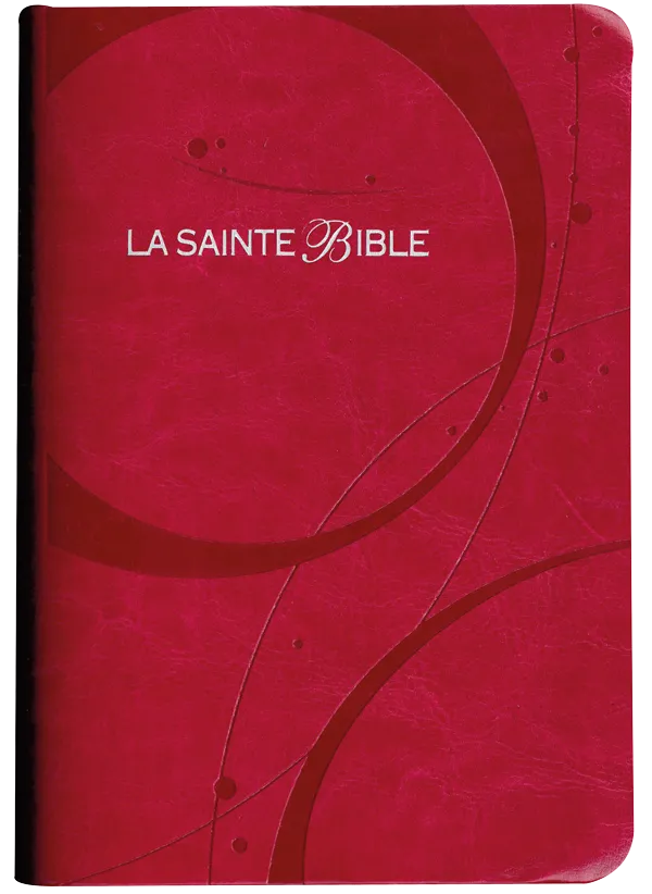 Bible Segond 1910, rouge - couverture souple, tranche argent