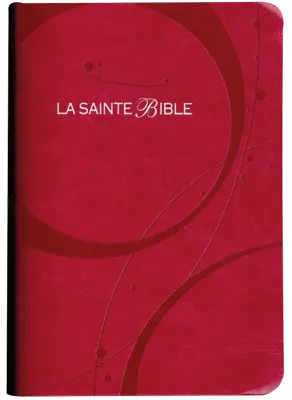 Bible Segond 1910, rouge - couverture souple, tranche argent