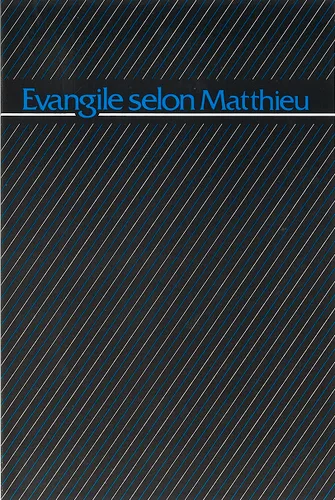 Évangile selon Matthieu - en gros caractères