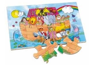 PUZZLE BOIS ARCHE DE NOE 10 PIECES