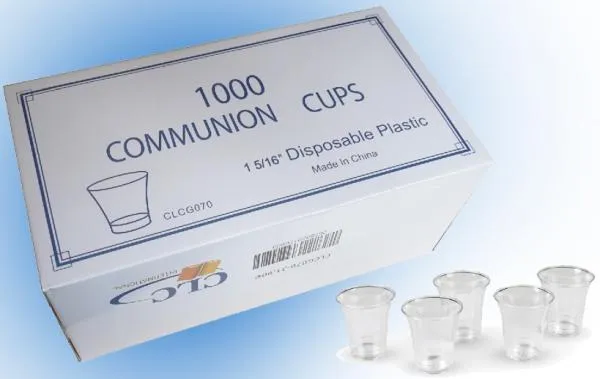 Gobelets en plastique transparent x 1000 - [article de Sainte-Cène]