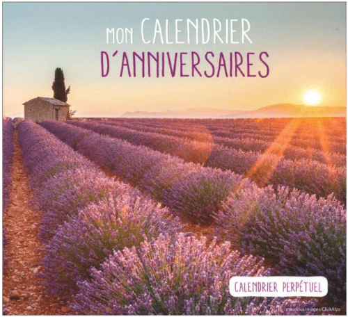 Mon calendrier d'anniversaires  - Perpétuel avec photos et versets
