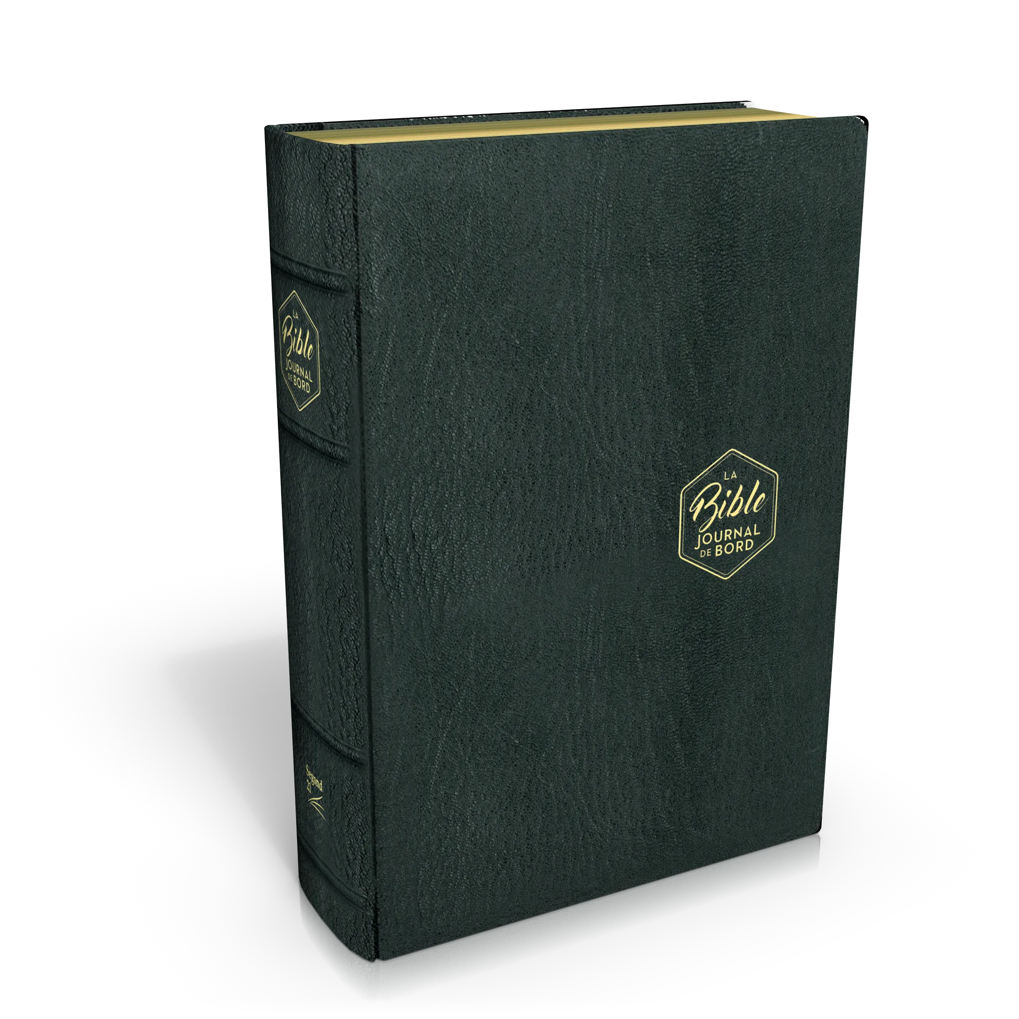 Bible Segond 21, Journal de bord, noire - couverture souple, cuir véritable