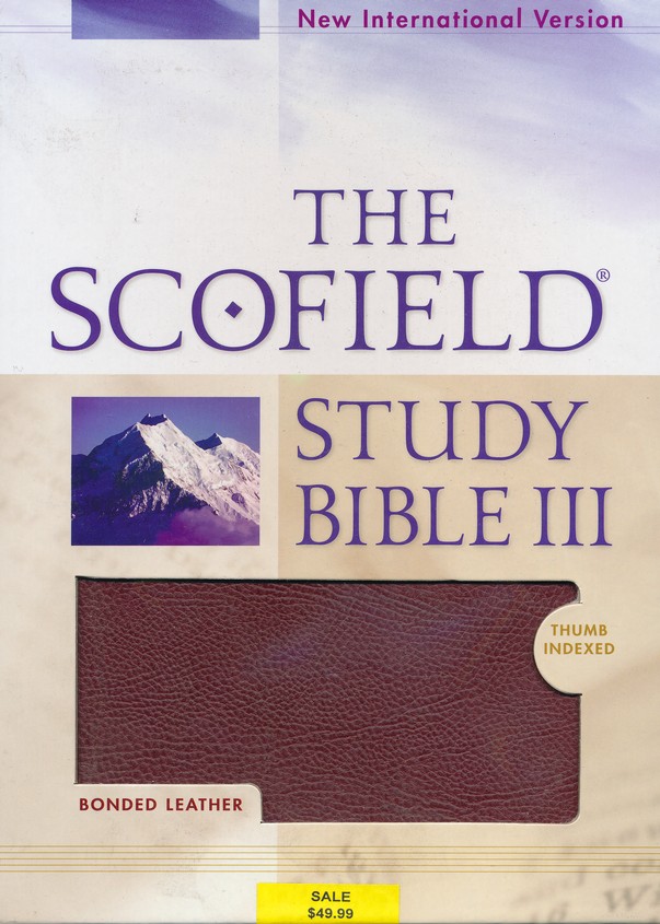 Englisch, Studienbibel New International Version, Scofield III, Leder, bordeaux, Griffregister