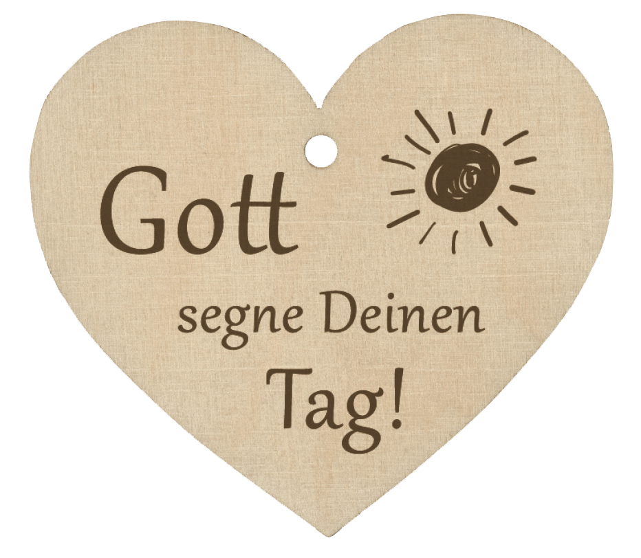 Porzellantasse „Gott Segne Deinen Tag“ – Mit Blumenmotiv, Ca. 0,35 L, Spülmaschinengeeignet, In Geschenkbox