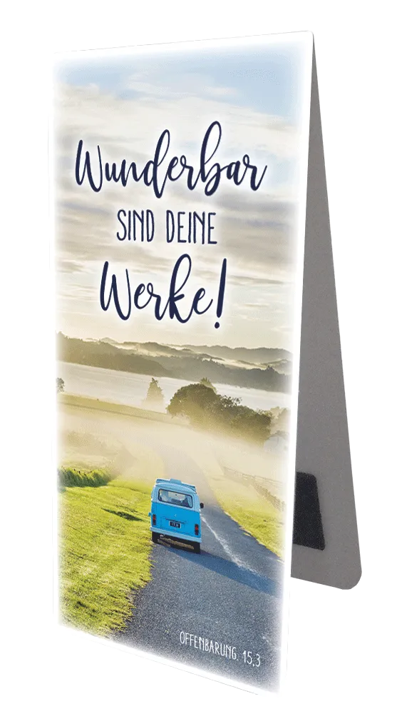 Magnet Lesezeichen Bus
