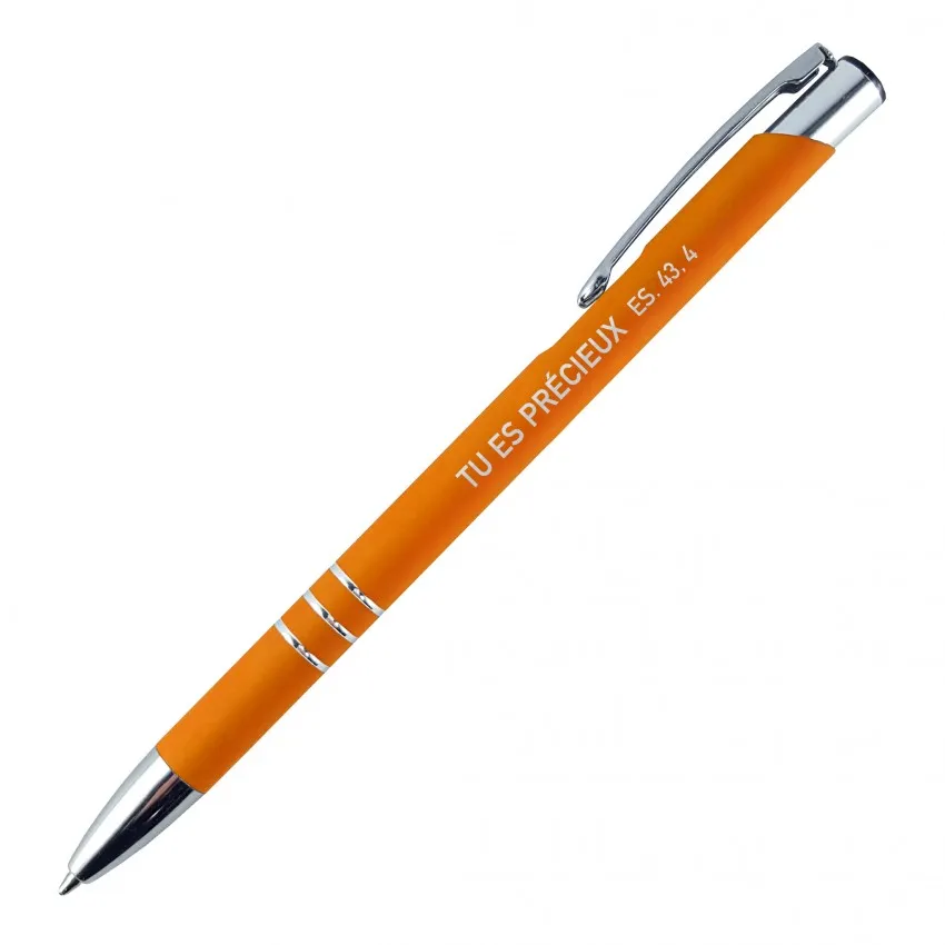Stylo New Jersey, "Tu es précieux", Es:43 : 4, divers coloris