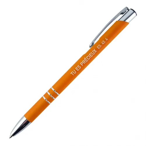 Stylo New Jersey, "Tu es précieux", Es:43 : 4, divers coloris