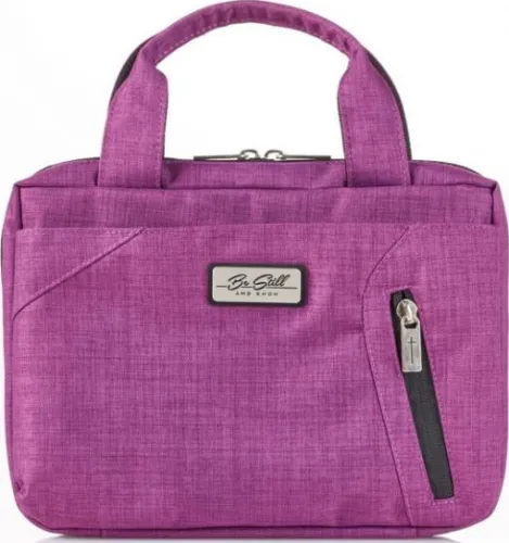 Pochette Bible, Taille L, Violette,"Be still and know"