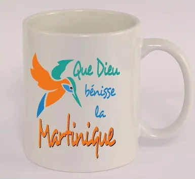 Mug "Que Dieu bénisse la Martinique"