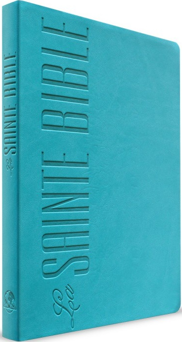 Bible Segond 1880 révisée, compacte, turquoise - Esaïe 55, couverture souple, vivella, tranche...