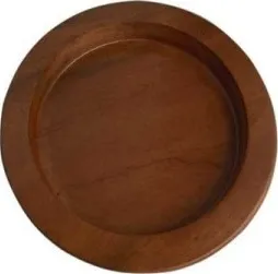 ASSIETTE À PAIN, ACAJOU FONCÉ - [ARTICLE DE SAINTE CÈNE]