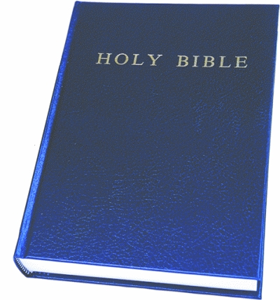 Anglais, Bible King James Versuib, moyen modèle, rigide, bleue