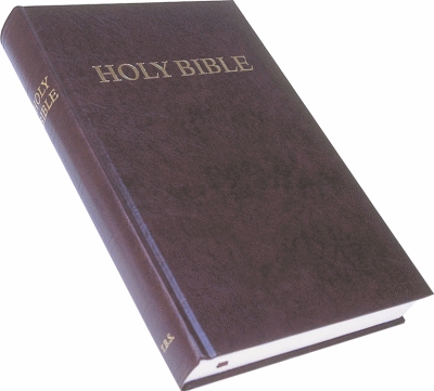 Englisch, Bibel King James Version, Grossdruck, Kunstleder, Weissschnitt, braun