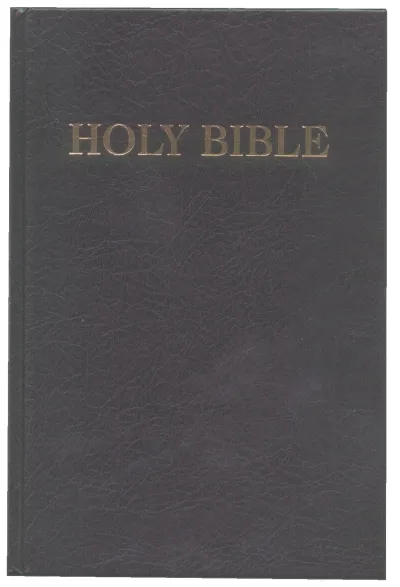 Anglais, Bible King James Version, gros caractères - Comfort Text, noir [King James Version]