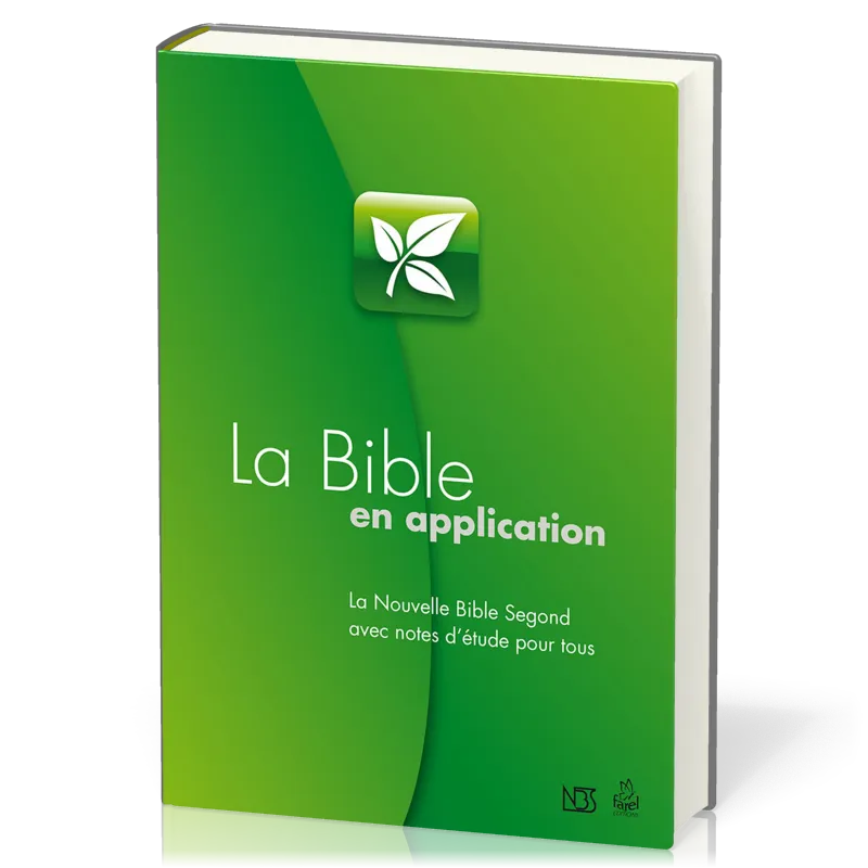 Bible d'étude NBS, La Bible en application - grand format, verte, couverture rigide