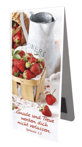 Magnet Lesezeichen Erdbeeren