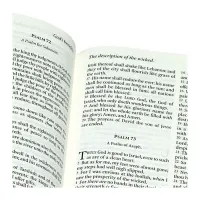 Englisch, Bibel King James Version, biegsam, dunkelblau