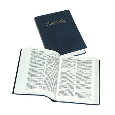 Englisch, Bibel King James Version, biegsam, dunkelblau
