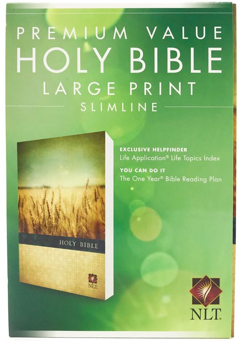 Anglais, Holy Bible NLT, large print slimline - New Living Translation