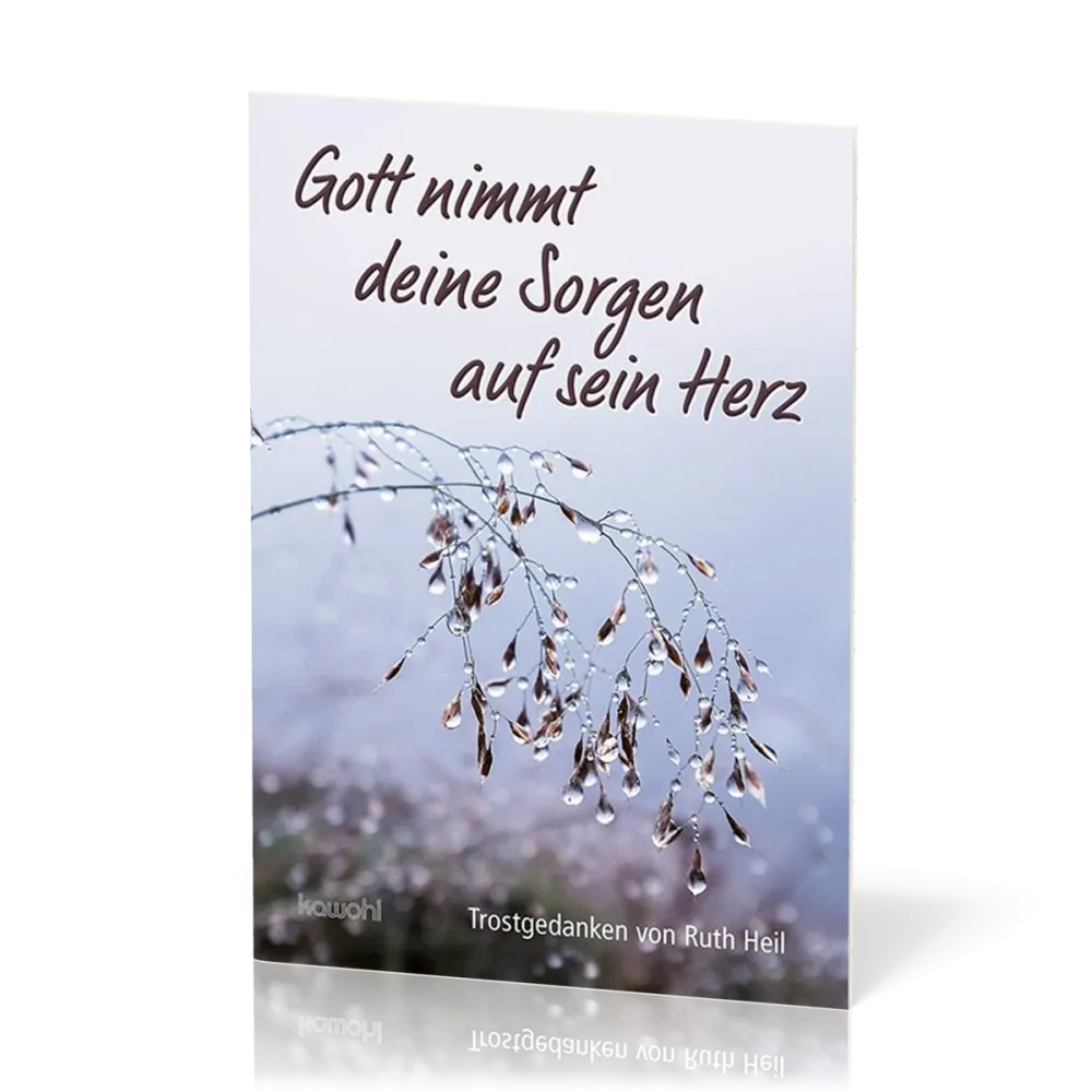 Gott nimmt deine Sorgen auf sein Herz - Maxi - Grussheft