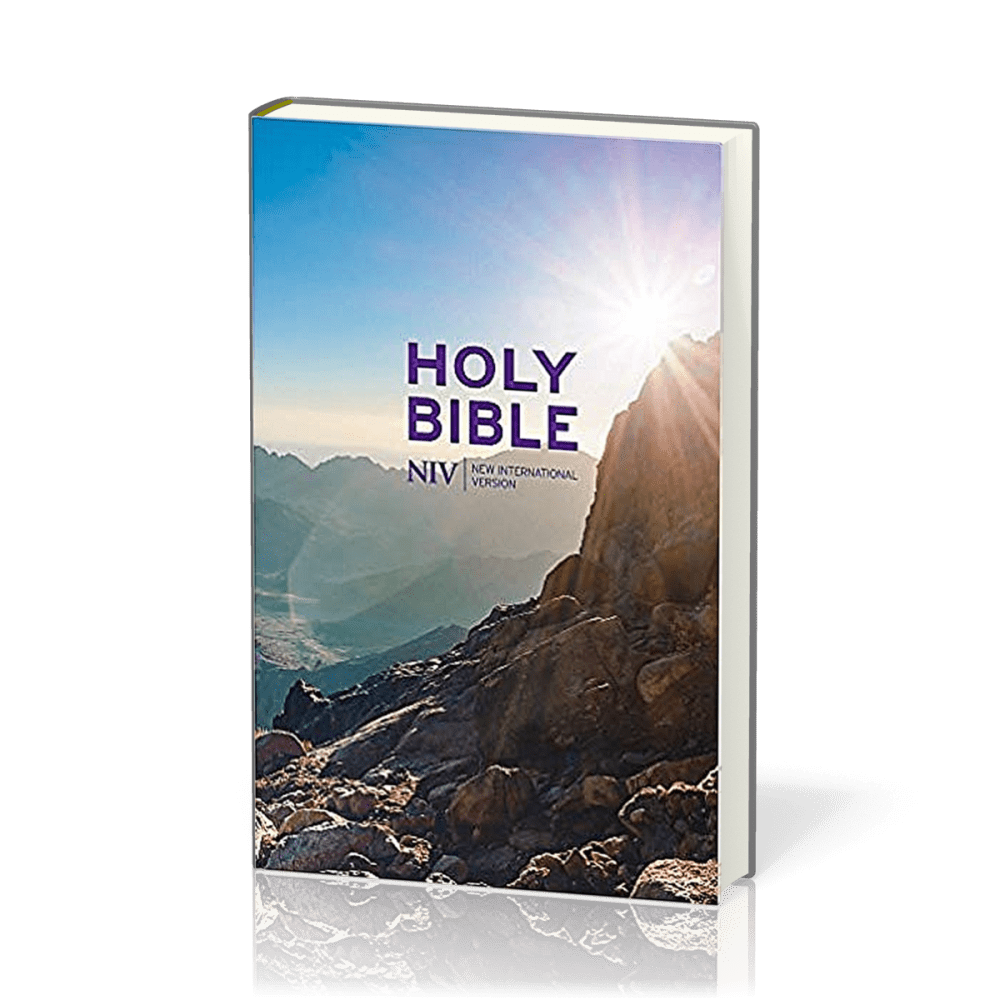 Anglais, Bible New International Version, cartonnée, couverture illustrée - NIV Thinline Value...