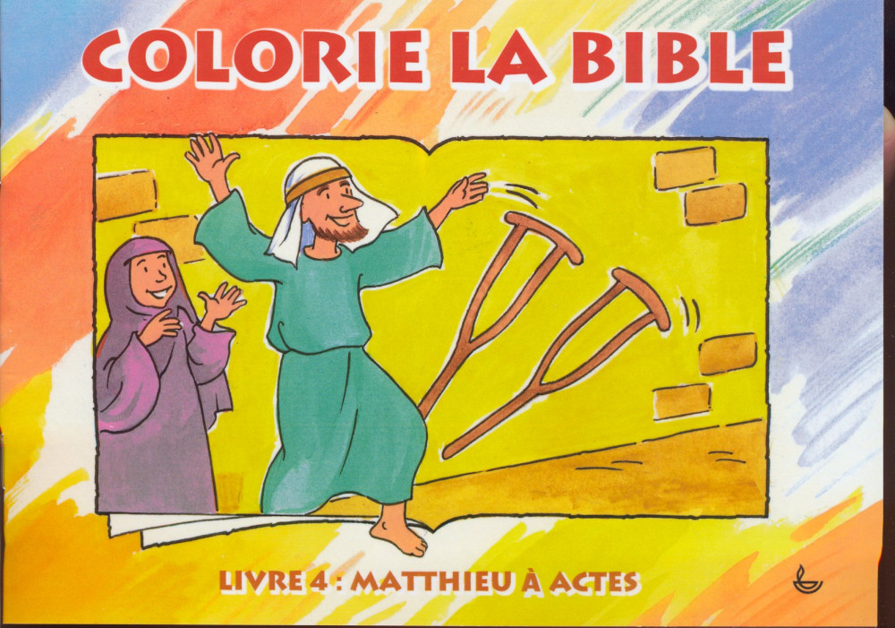 Matthieu à Actes - Colorie la Bible, livre 4