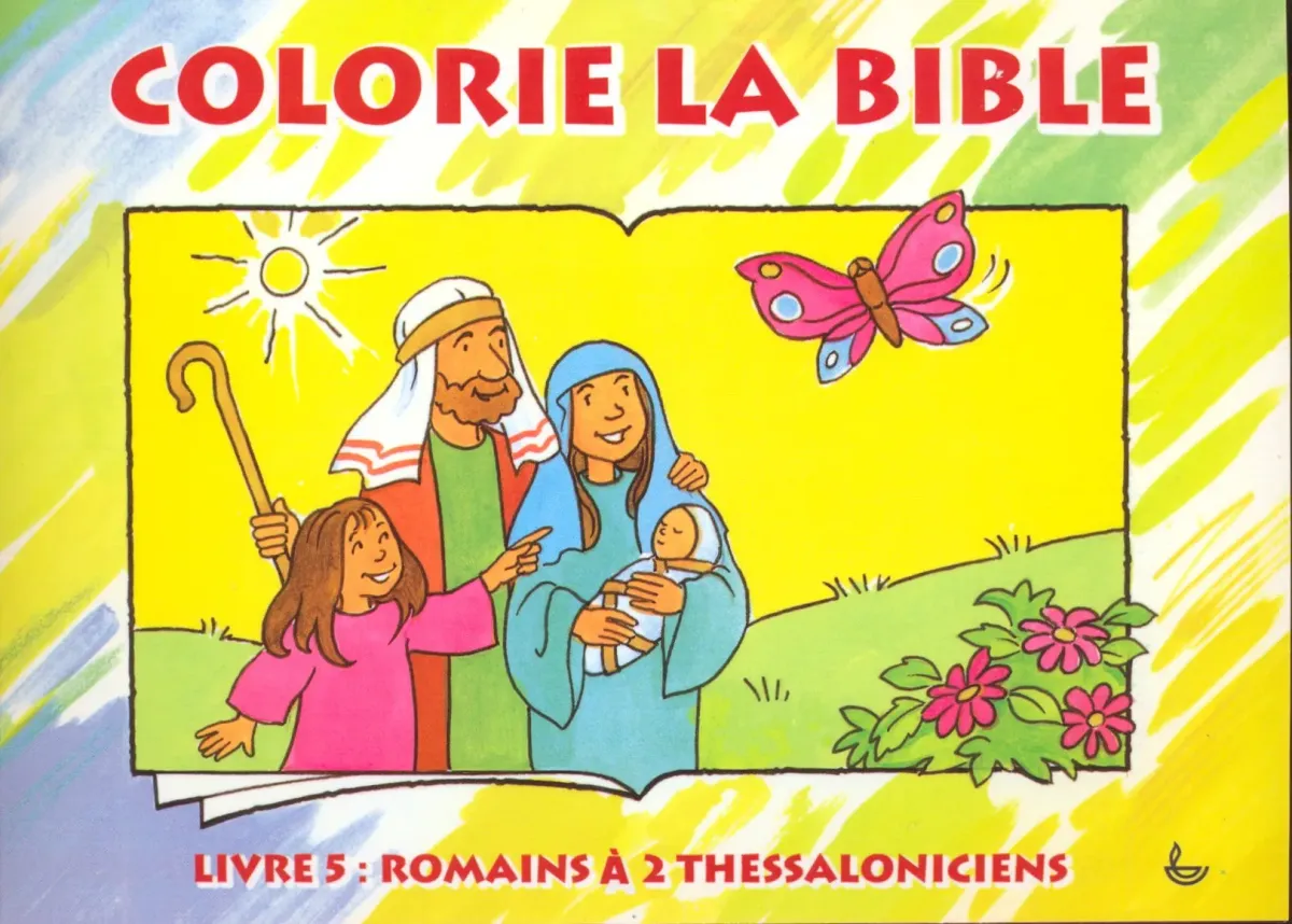 Romains à 2 Thessaloniciens - Colorie la Bible, livre 5