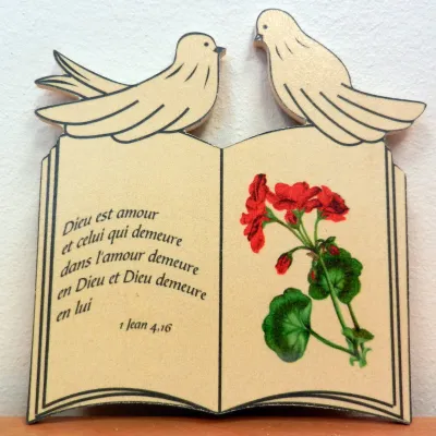 Bois livret, 1 Jean 4.16