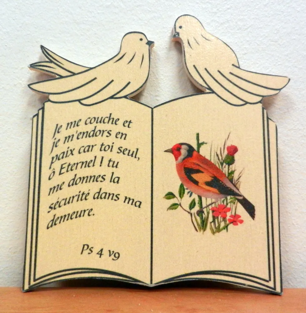 Bois livret, "Je me couche […]" Ps 4.9